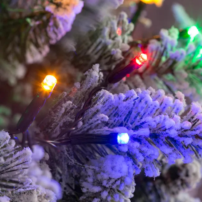 Grinalda iluminada basic para árvore natal 210 cm multicolor