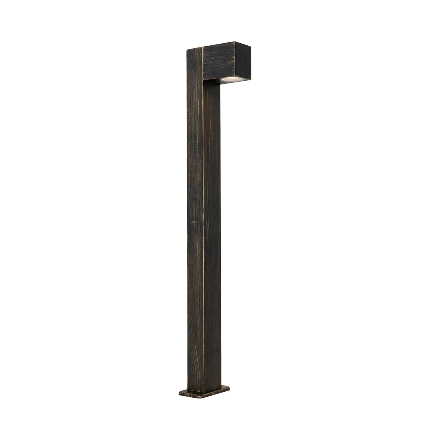 Candeeiro de pé exterior industrial dourado antigo 80 cm IP44 - Baleno