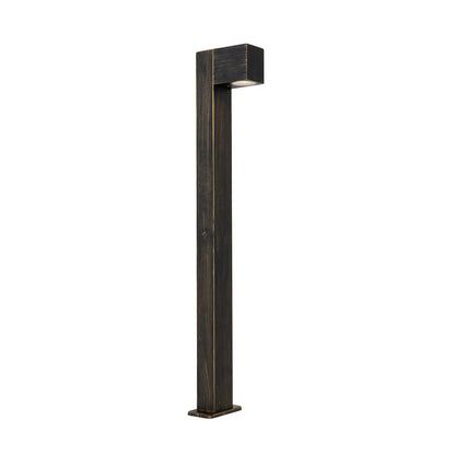 Candeeiro de pé exterior industrial dourado antigo 80 cm IP44 - Baleno
