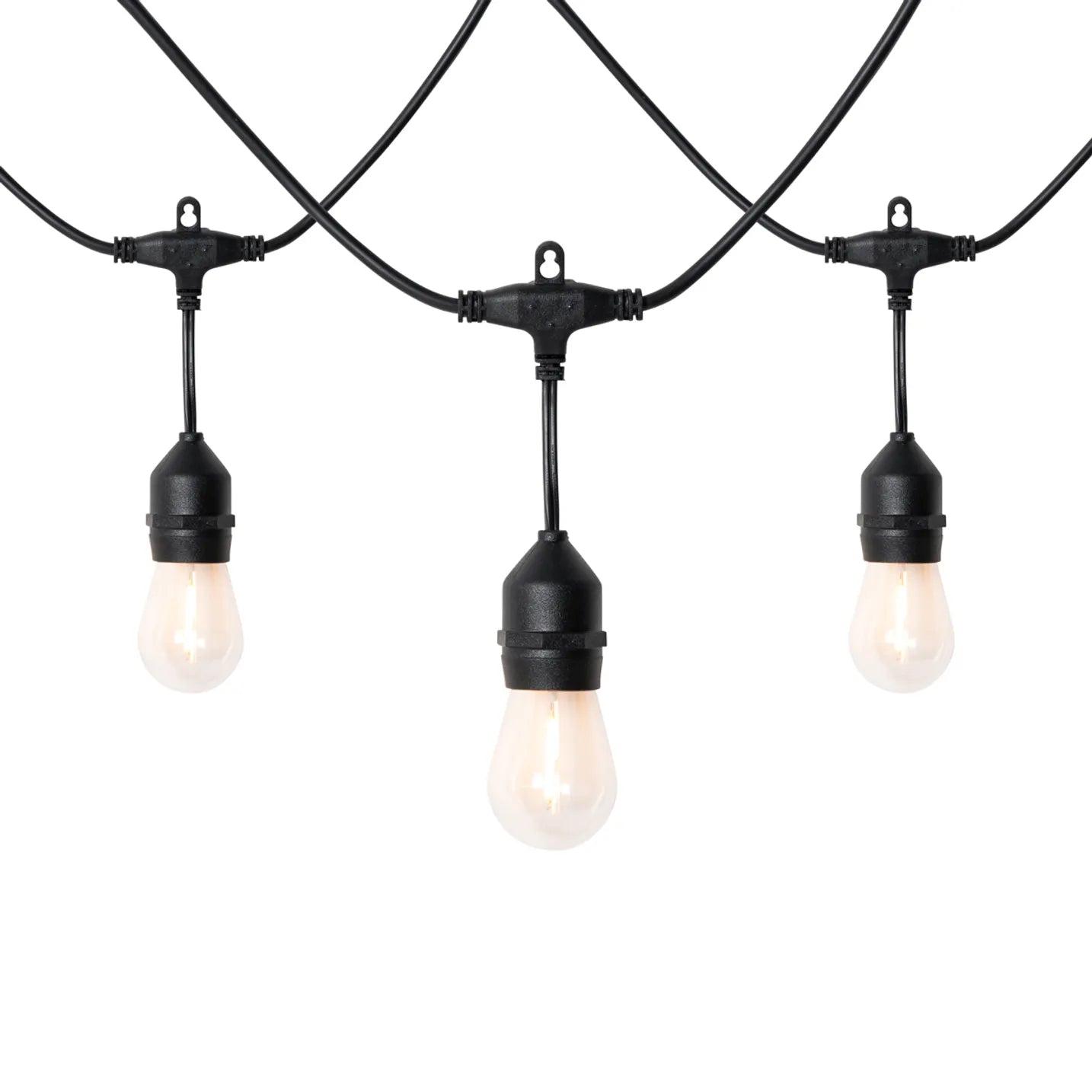 Luzes de corda exteriores 10m com LED 10 luzes solar - Russell