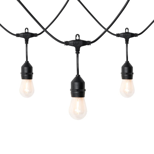 Luzes de corda exteriores 10m com LED 10 luzes solar - Russell