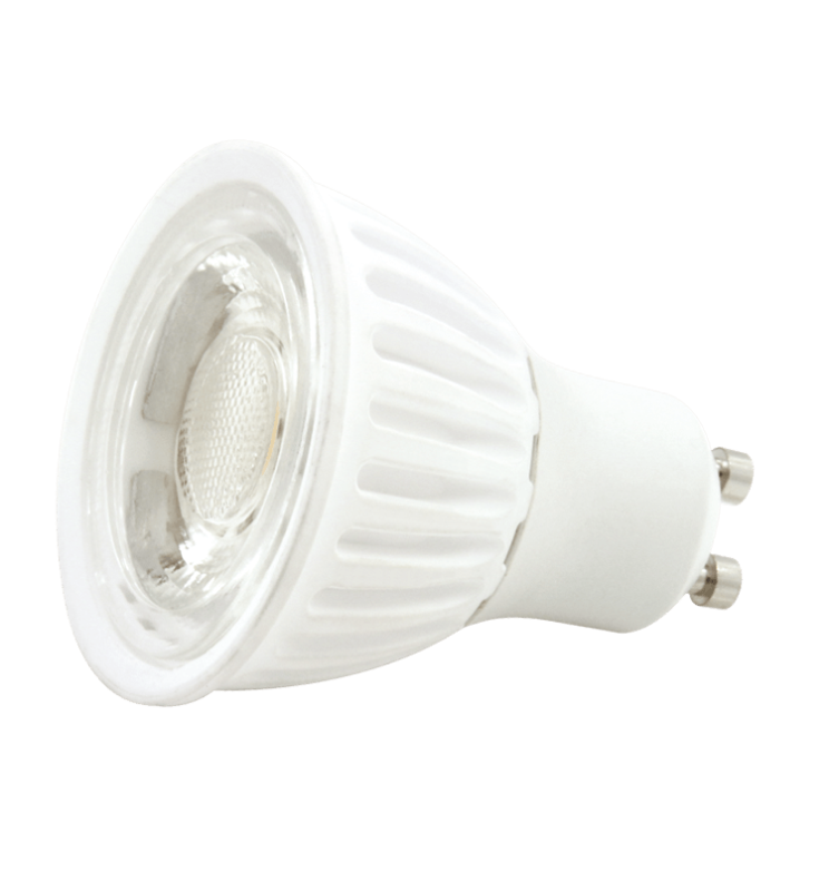 Dicróica LED COB 9W 24º Cerâmica GU10 5 Anos Garantia