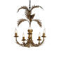 Lustre vintage dourado 5-luzes - BOTANICA