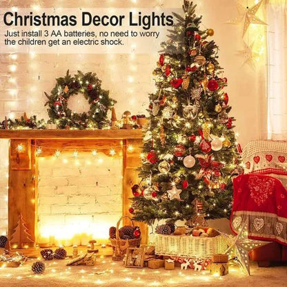 Garland luzes LED 12M cadeia de luz para casa Natal