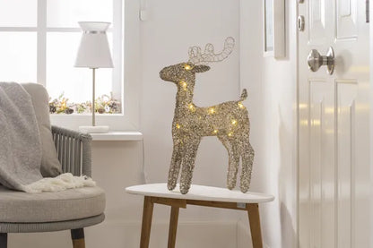 Rena iluminada 60 cm champagne