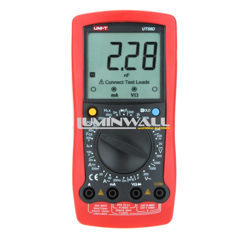 Multimetro Digital Avançado UT58D